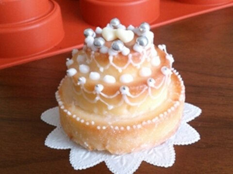 杏のミニウェディングケーキ